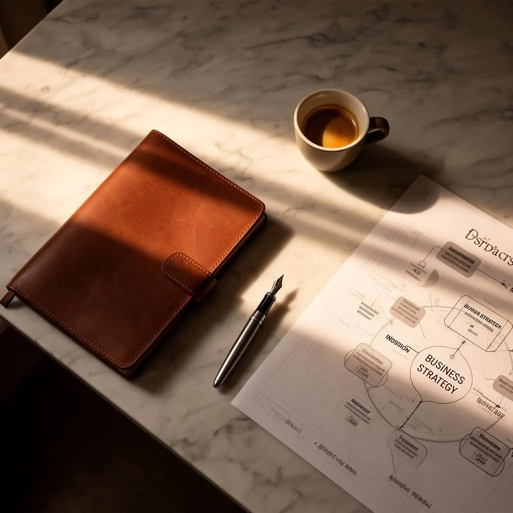 A working desk with a written diagnosis
