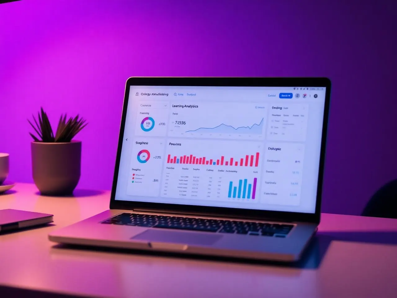 GoScore Learning LMS analytics dashboard